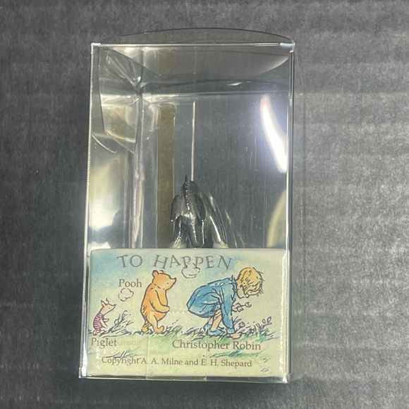 RARE VINTAGE BNIB Danforth Pewterers Pewter Eeyore Miniature Figurine Disney - Picture 4 of 9
